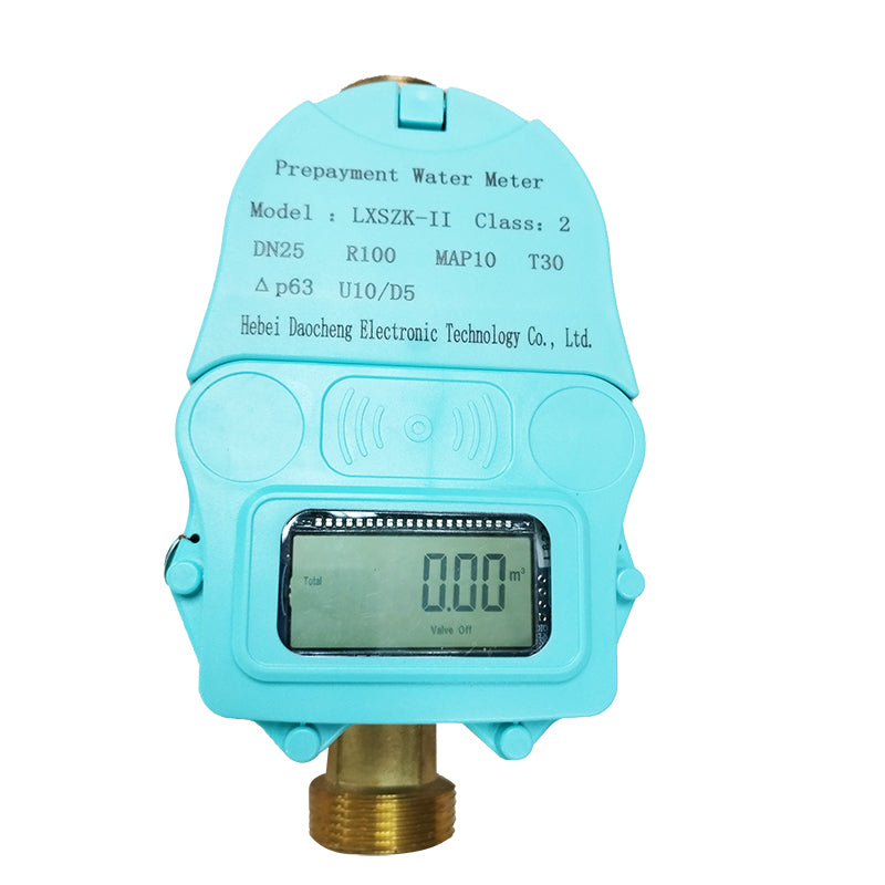 DN20 brass body IC card prepaid cold water meters