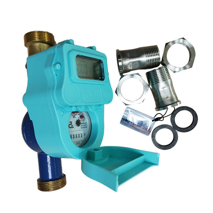 DN20 brass body IC card prepaid cold water meters