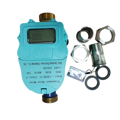 DN20 brass body IC card prepaid cold water meters