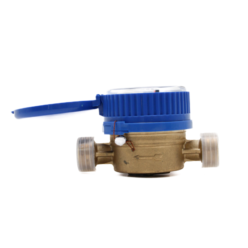 DN20 Dry single jet copper body blue-cap water meter