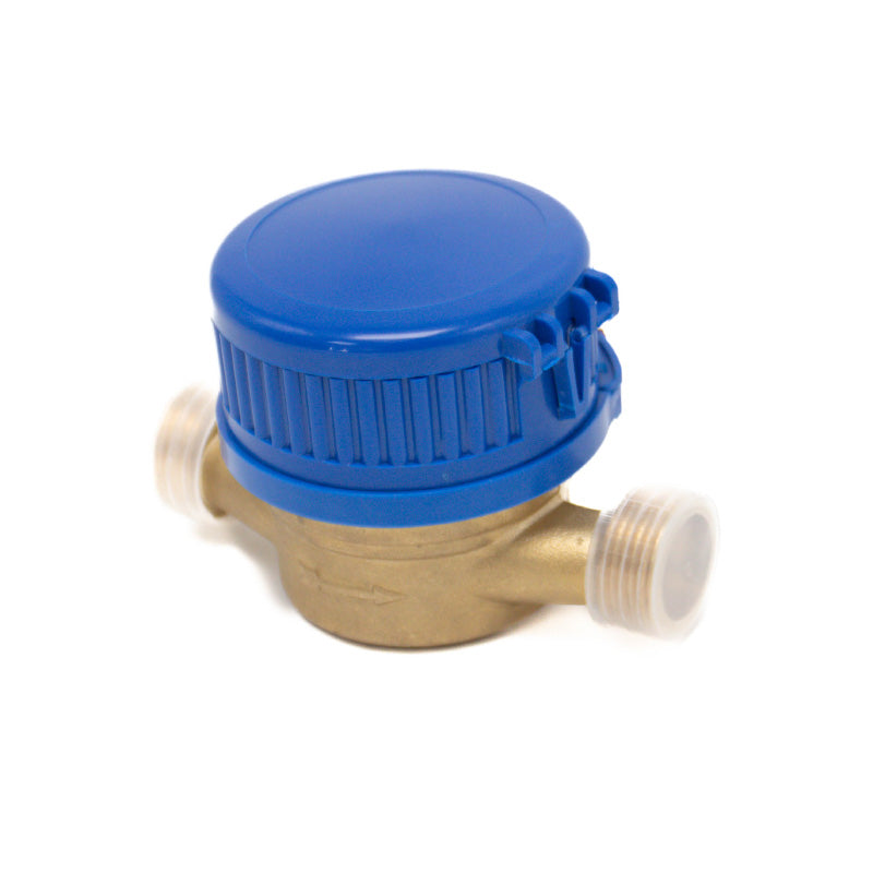 DN20 Dry single jet copper body blue-cap water meter
