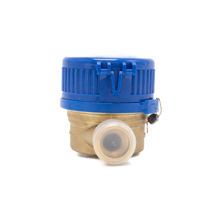 DN20 Dry single jet copper body blue-cap water meter